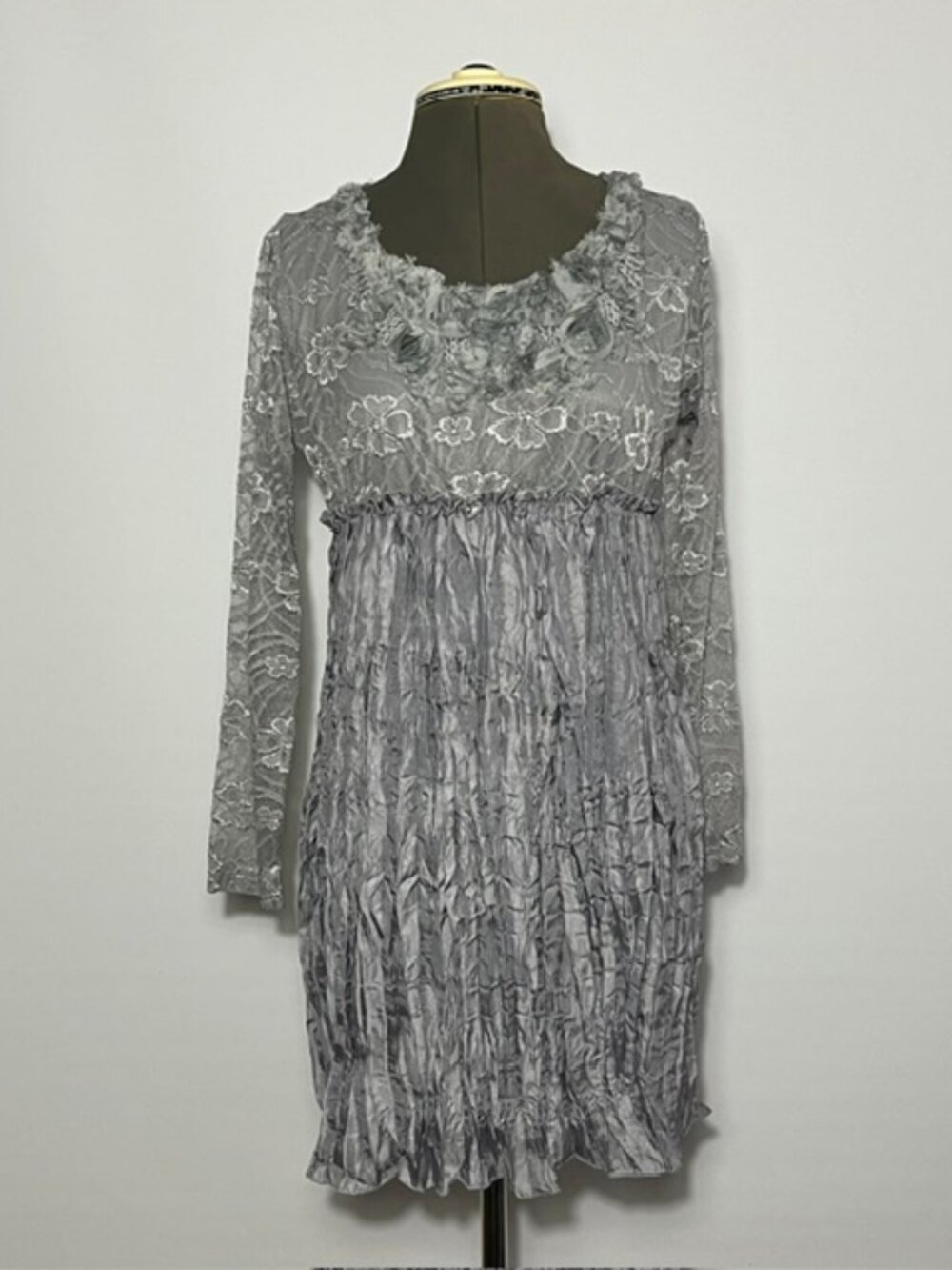 PRETTY ANGEL Gray Mini Dress Size M NWT